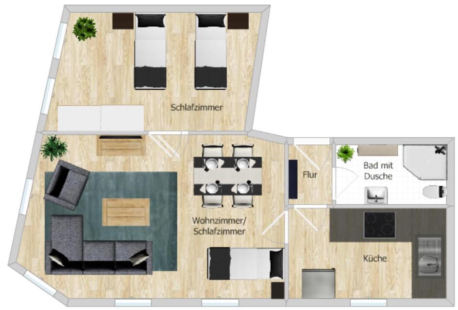 Zentral Und Ruhig In Auerbach Apartment Auerbach  Exterior photo